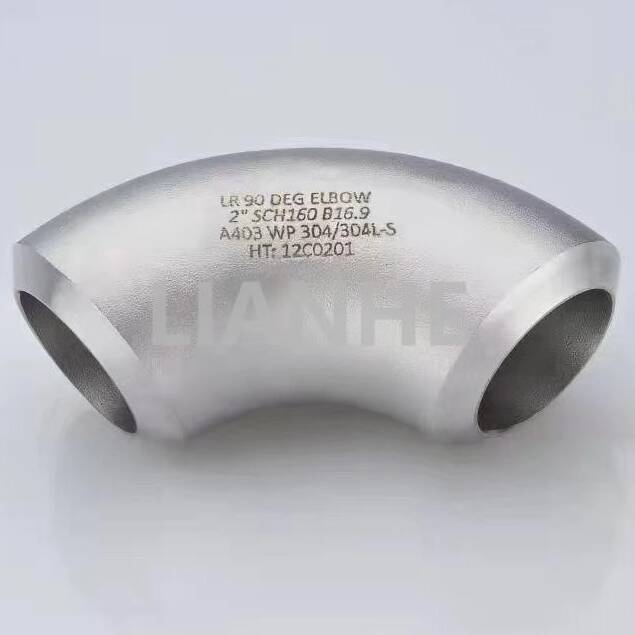 Erittäin luja ruostumaton teräs BW 90DEG SR kyynärpää kompakteihin järjestelmiin