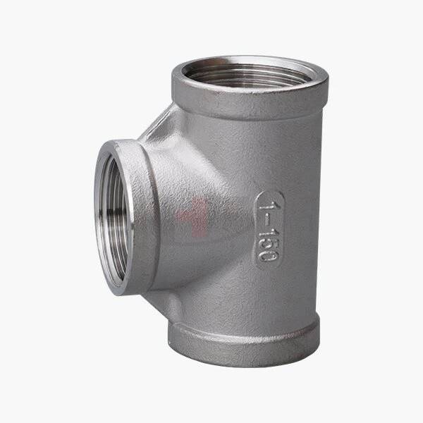 Ruostumaton teräs Bspt Thread Class 150 Tee