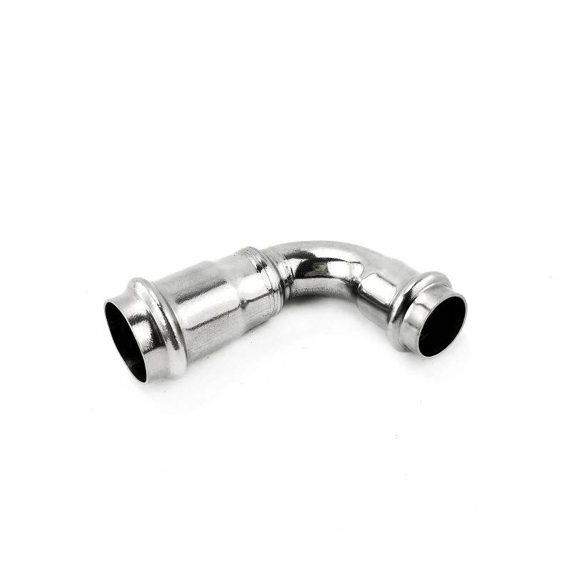 Ruostumaton teräspuristin 90DEG punainen kyynärpää Ruostumaton teräspuristin 90DEG punainen kyynärpää